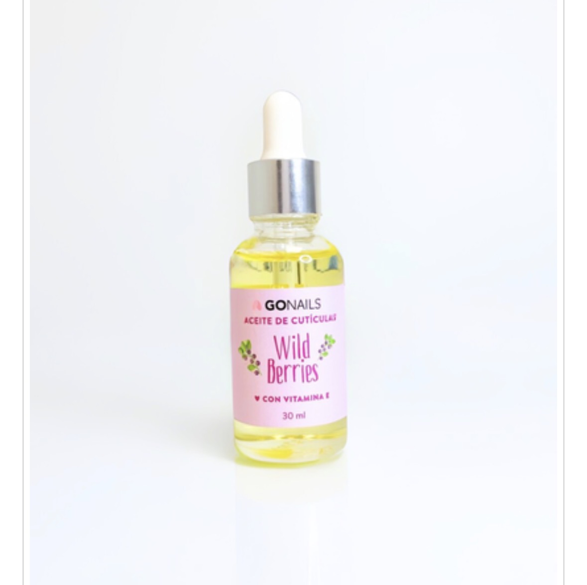 Aceite de Cuticula con Aroma Wild Berries 30ml Go Nails