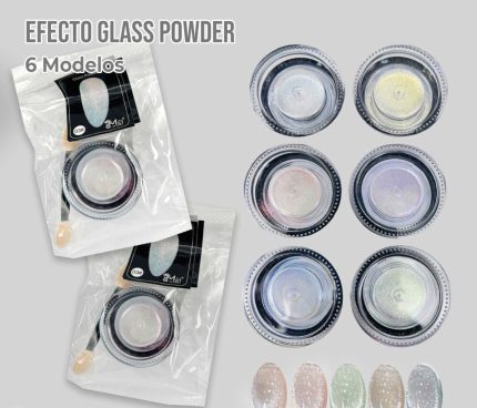 Efecto glass powder desde el #01 hasta #06