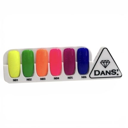 Esmaltes Neon desde el N01 hasta N06 Dans