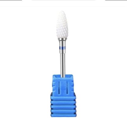Fresa de ceramica conica con punta de seguridad (pimpollo) cinta azul alternativa