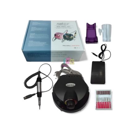 Torno para manicura (negro) nailstar
