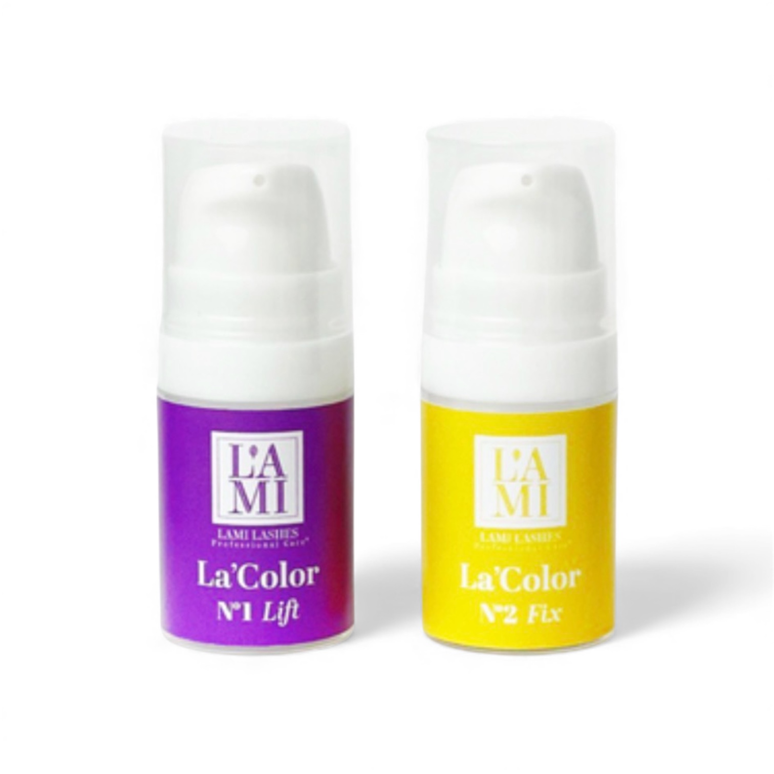 Paso 1 y 2 para Lifting de pestañas la’ color Lami Lashes