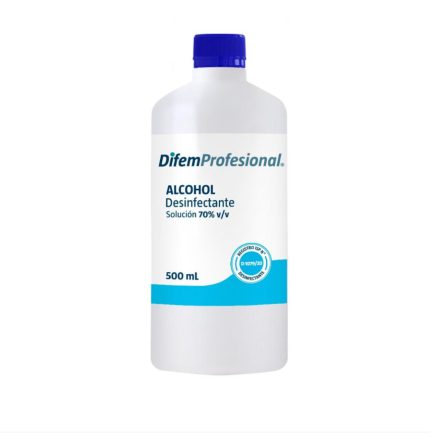Alcohol Desnaturalizado 70% 500ml Difem Pharma