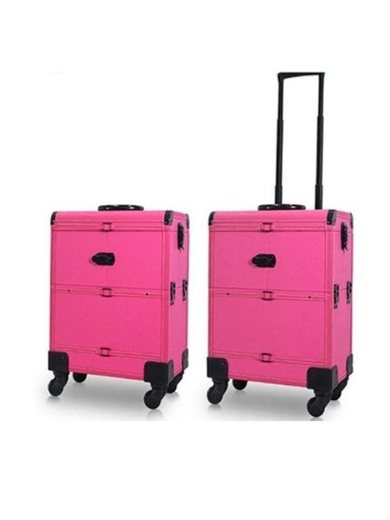 Maleta para manillaje o manicura fucsia