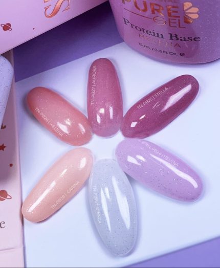 Protein Base, Base Rubber 15ml( stella, bianca, aurora, miranda) Super Crystal Pure Gel