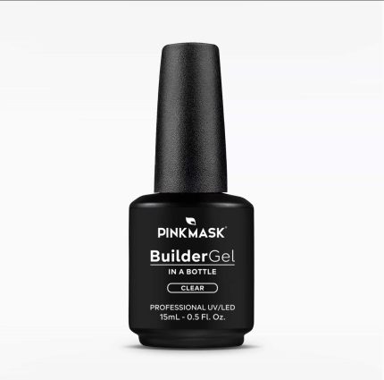 Builder Gel Clear 15ml Pink Mask
