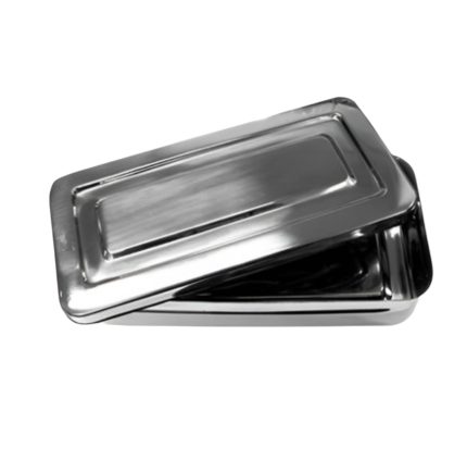 Bandeja o Caja Metalica con tapa 17x7 (Podologia)