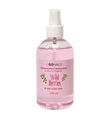 Higienizante e Hidratante Aroma a Wild Berries 230ml Go Nails