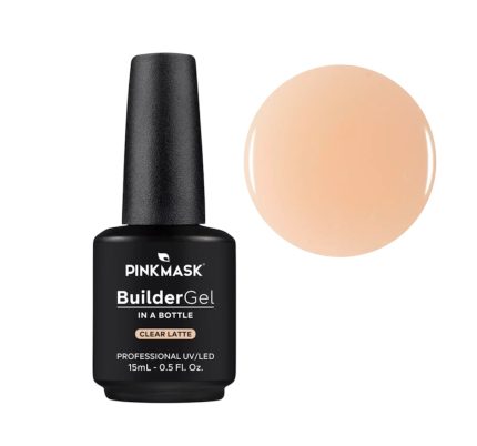 Builder Gel Clear Latte 15ml Pink Mask