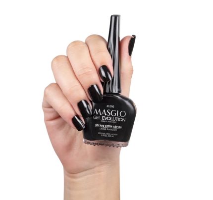 Esmalte Negro tradicional 13,5 ml Masglo