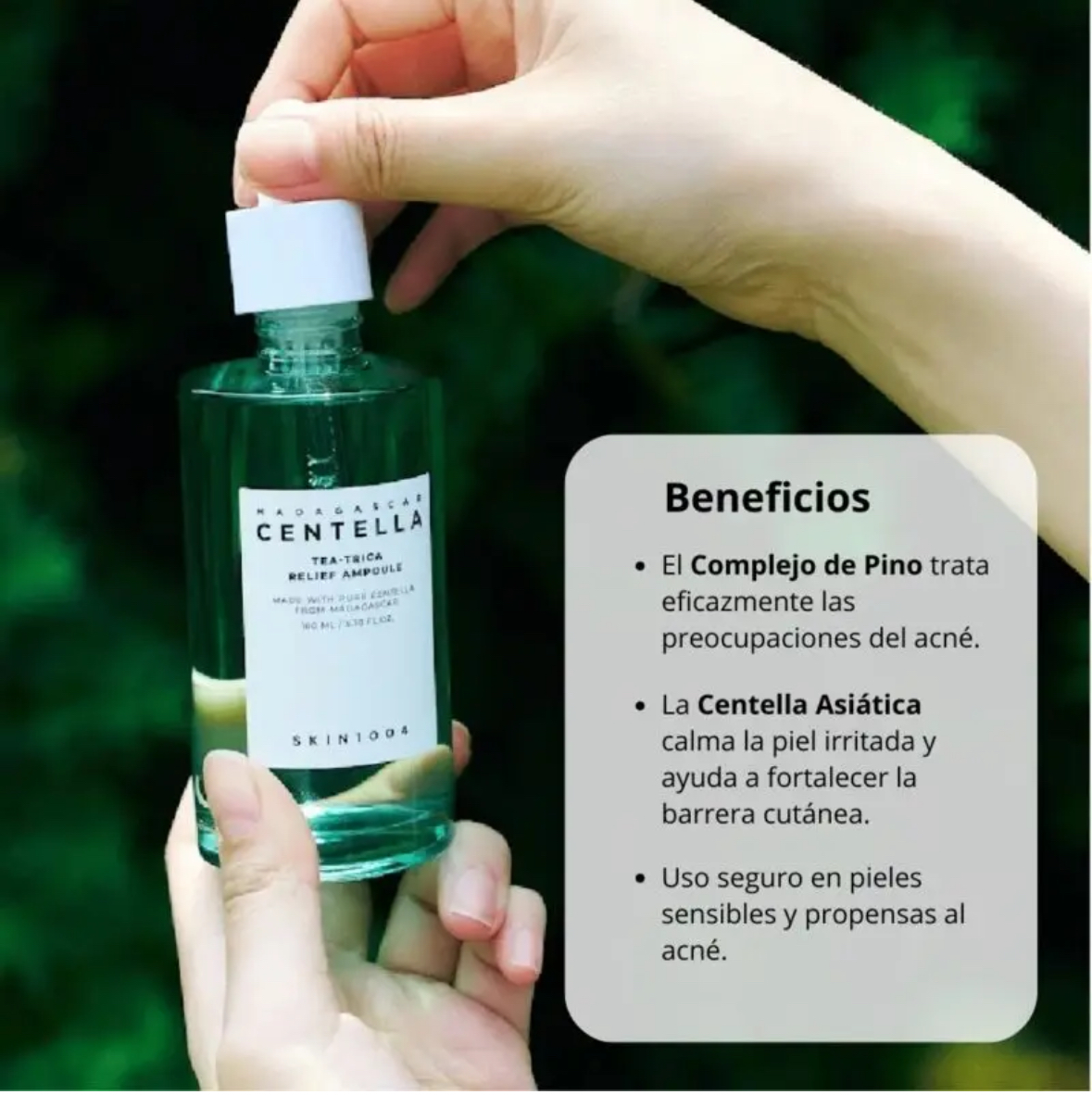 Skin1004 Ampolla “Madagascar Centella Tea-Trica Relief Ampoule” - Imagen 3