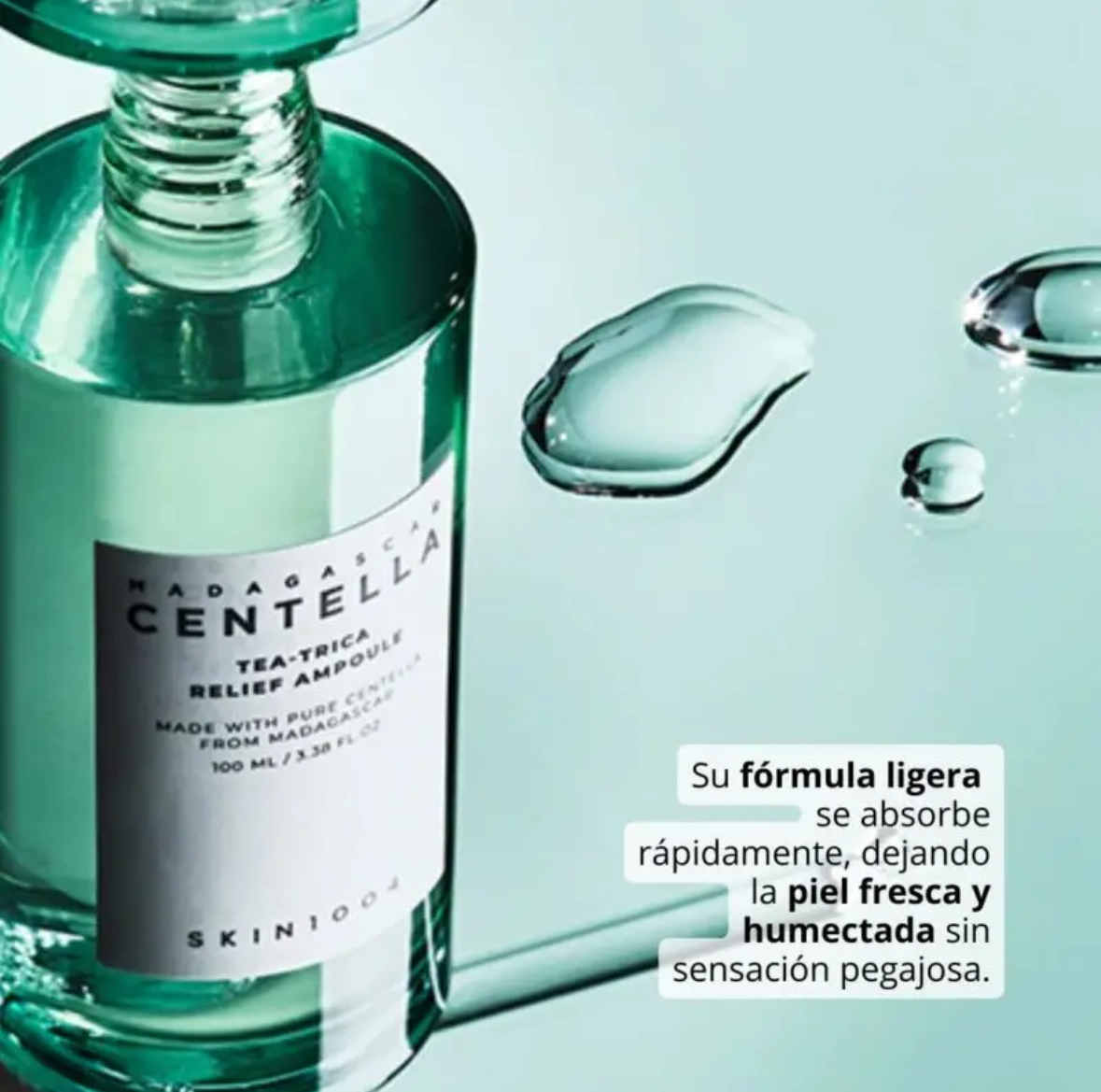 Skin1004 Ampolla “Madagascar Centella Tea-Trica Relief Ampoule” - Imagen 4