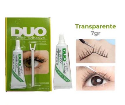 Adhesivo para pestañs transparente
