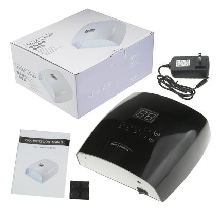 Lampara inhalambrica 66w negro Cordless