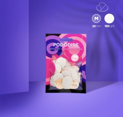 Lima 240 grit Pads Para Pododisc Pro – Talla “M” Blanco  Staleks