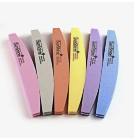 Paquete de limas sponge curva 100/180 gramaje 10 uds