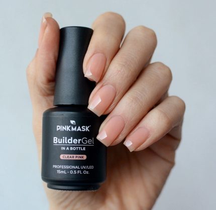Builder Gel Clear Pink 15ml Pink Mask