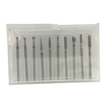 Set de Fresas para manicura rusa 10 pcs Modelo MS-121 alternativa