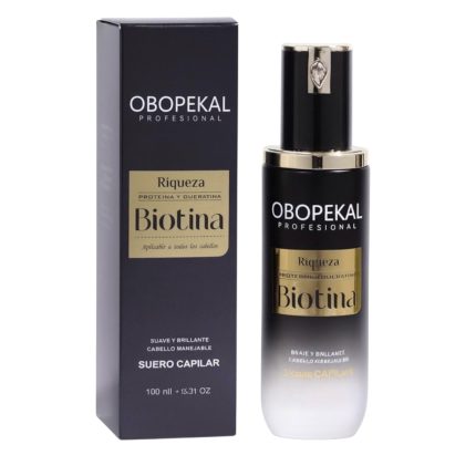 Suero Capilar (Proteina y queratina) suave y brillante 100ml Obopekal