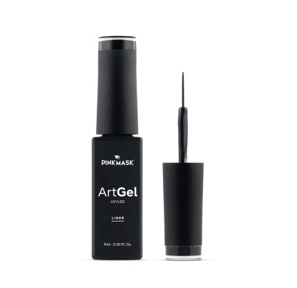 Gel Paint con pincel liner (negro) Pinkmask