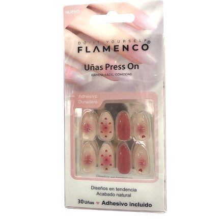 Uñas Press on diseño con efecto ojo de gato
