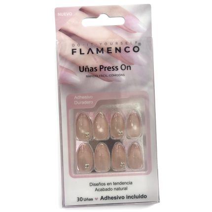 Uñas Press on con diseño efecto ojo de gato