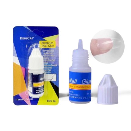 Adhesivo para tips / Nail Glue tapa azul 3g