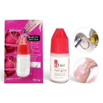 Adhesivo para tips / Nail Glue tapa roja 3g